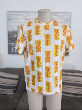 Bushwick Supply New York Gummy Bear Tee - Orange on White
